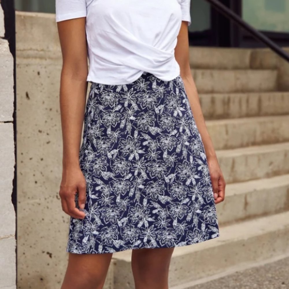 NWT Margaret M Emily Flower A-line Skirt XXL